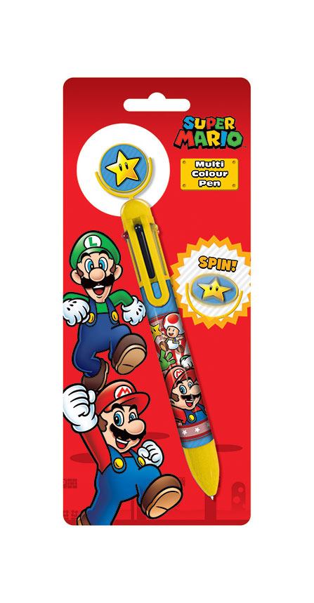 Stylo 6 couleurs Super Mario