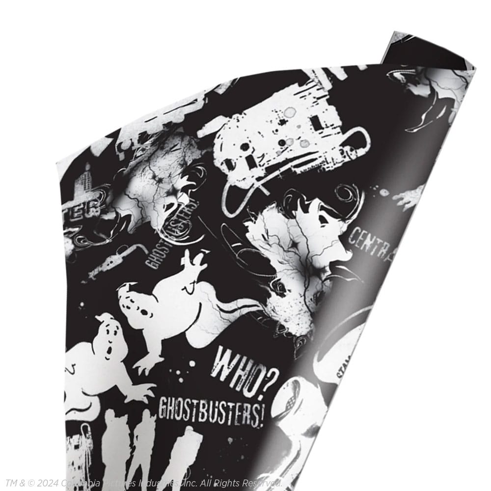 Black &amp; White wrapping paper - Ghostbusters - PRE-ORDER*