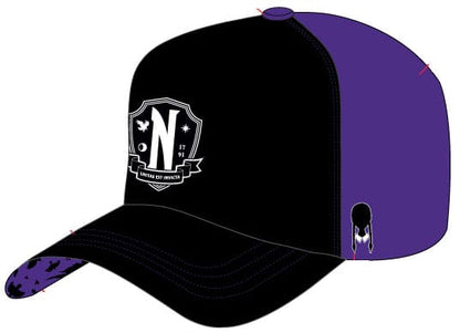 Casquette hip hop Mercredi - Nevermore Logo