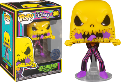 NIGHTMARE BEFORE CHRISTMAS POP N° 808 Scary Face Jack BLKLT