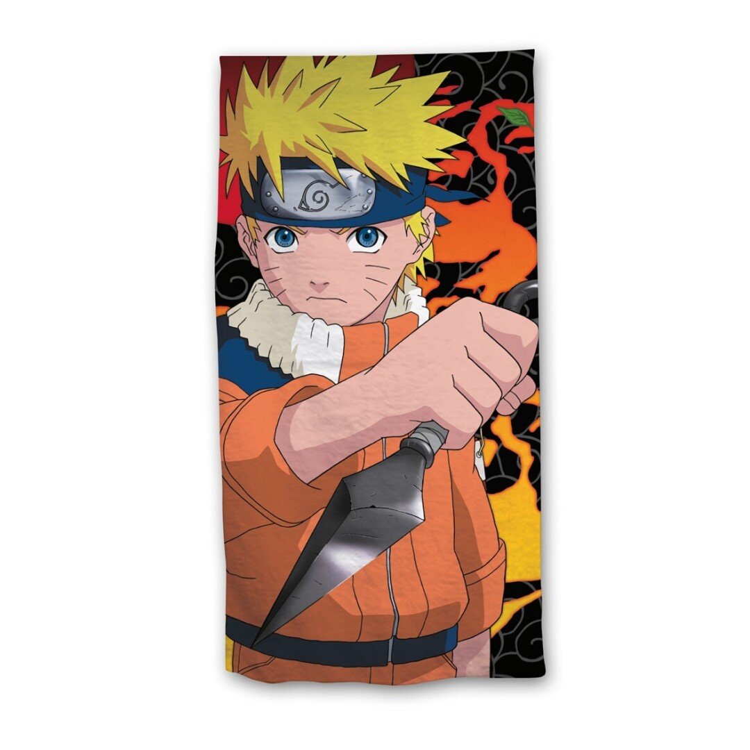 NARUTO Uzumaki Naruto Serviette de Plage 100% Coton 70x140cm