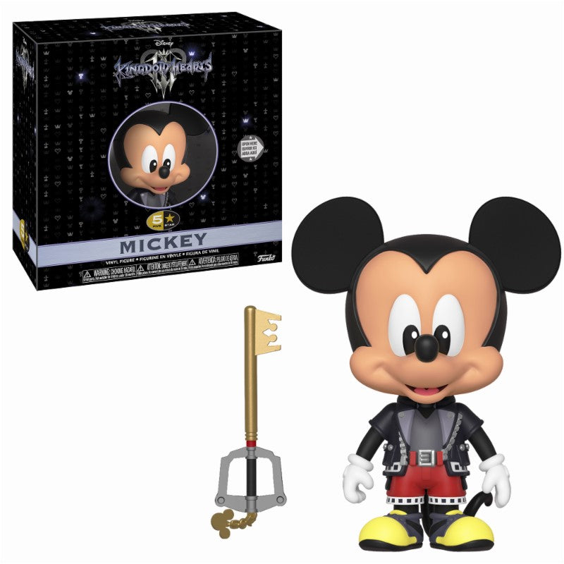 DISNEY 5 Star Vinyl Figure 8 cm Kingdom of Hearts 3 Mickey Funko