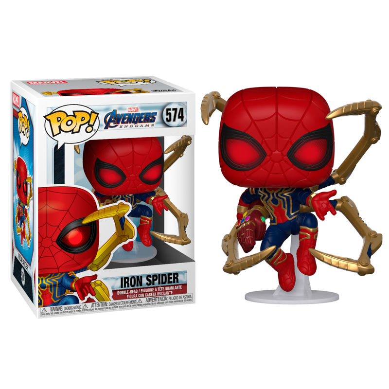 MARVEL POP N° 574 Endgame Iron Spider Man & Gauntlet