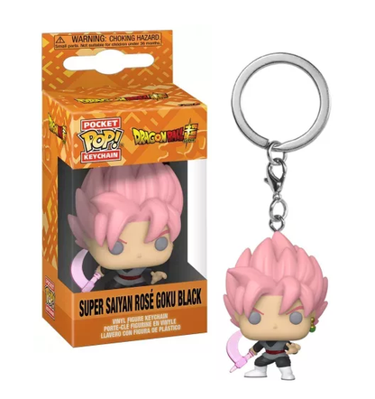 DRAGON BALL SUPER Pocket Pop Keychains S.S.Rosé Goku Black