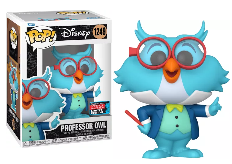 DISNEY POP N° 1249 Professor Owl '2022 Fall Convention'