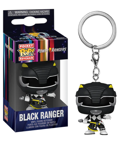 POWER RANGERS 30TH Pocket Pop Keychains Ranger Noir
