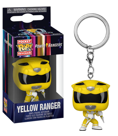 POWER RANGERS 30TH Pocket Pop Keychains Ranger Jaune