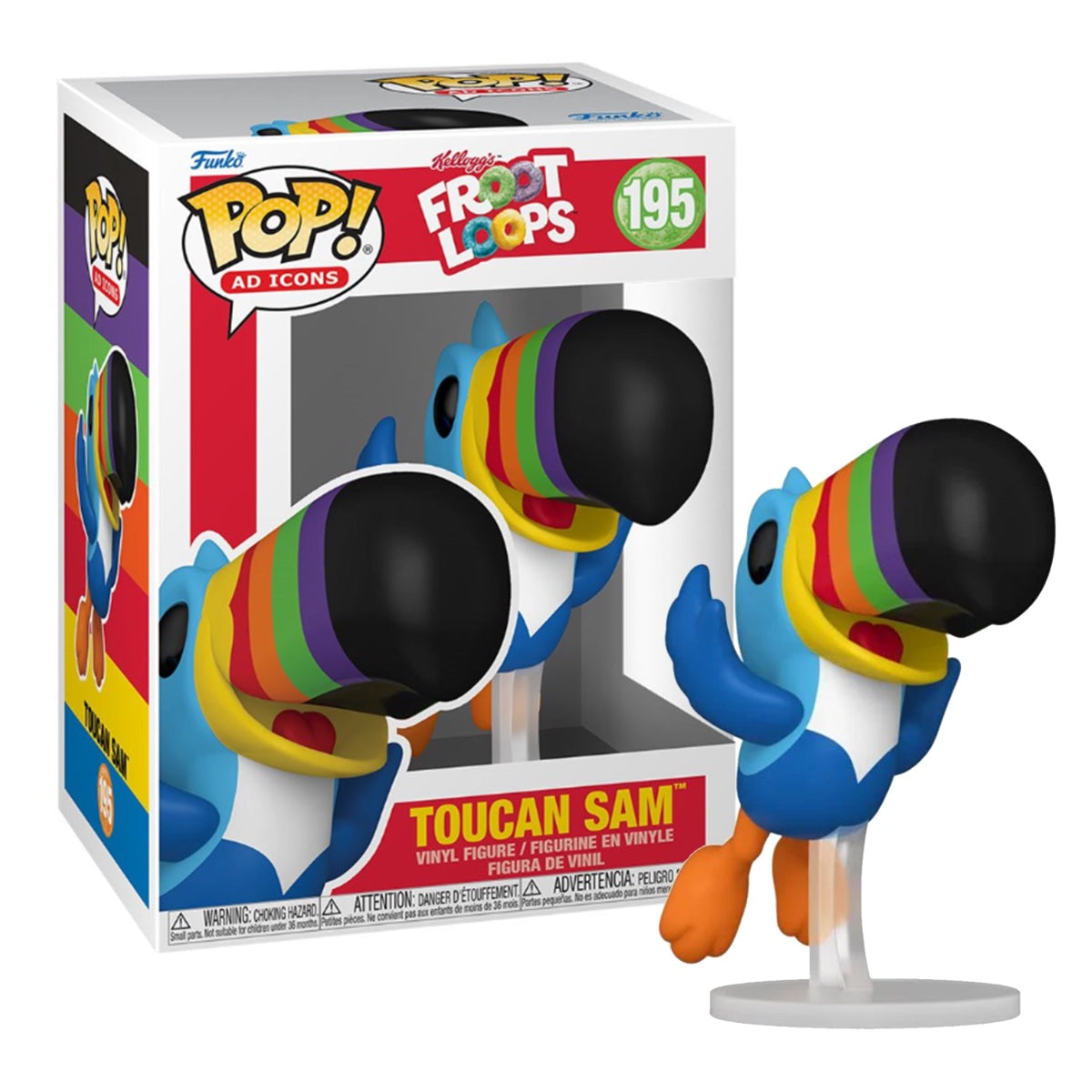 KELLOGGS POP Ad Icons N° 195 Toucan Sam Flying