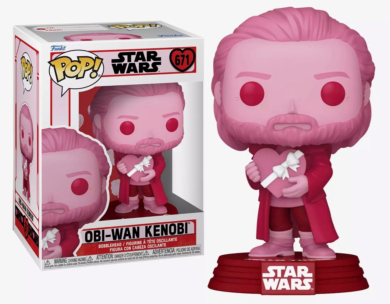 STAR WARS POP Valentines N° 671 Obi-Wan Kenobi