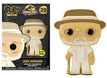 JURASSIC PARK Pop Large Enamel Pin N° 20 John Hammond