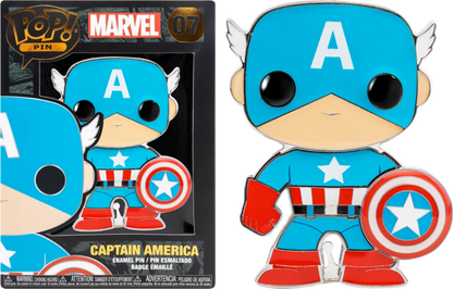 MARVEL Pop Large Enamel Pin N° 07 Captain America