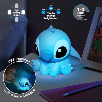 LILO & STITCH Stitch Lampe en Silicone Rechargeable 15cm