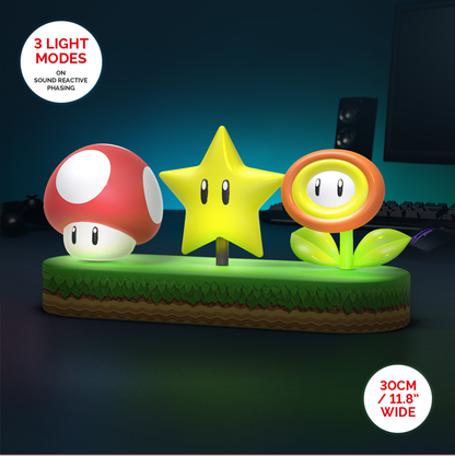 SUPER MARIO Icones Lampe 30cm