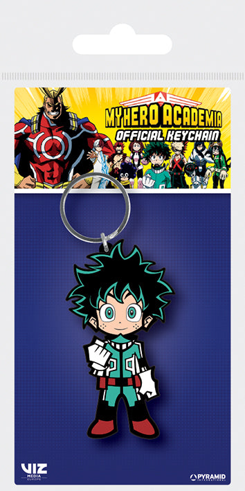 MY HERO ACADEMIA Deku Porte-clés en caoutchouc