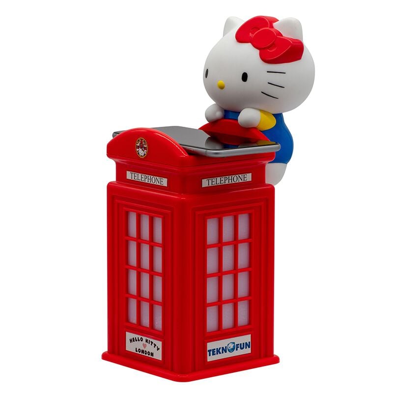 HELLO KITTY Cabine Londres Chargeur sans fil & USB 25cm