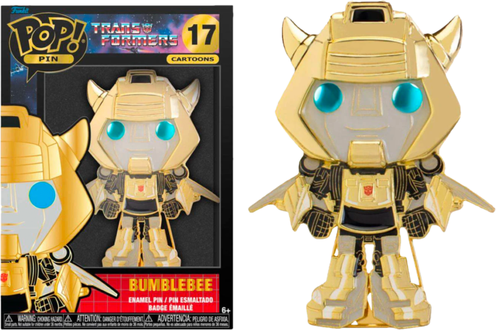 TRANSFORMERS Pop Large Enamel Pin N° 17 Bumblebee