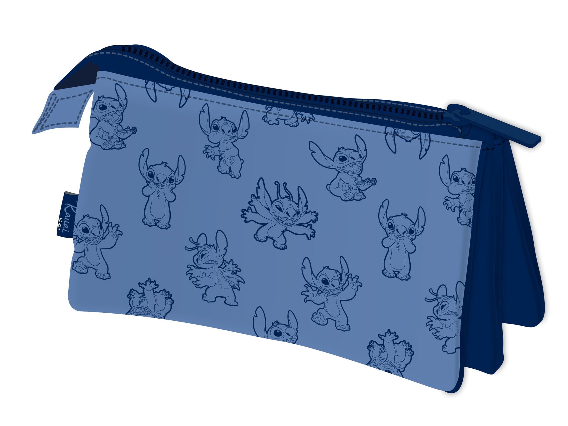 Trousse Triple Compartiment Stitch Cute Disney sur Logeekdesign