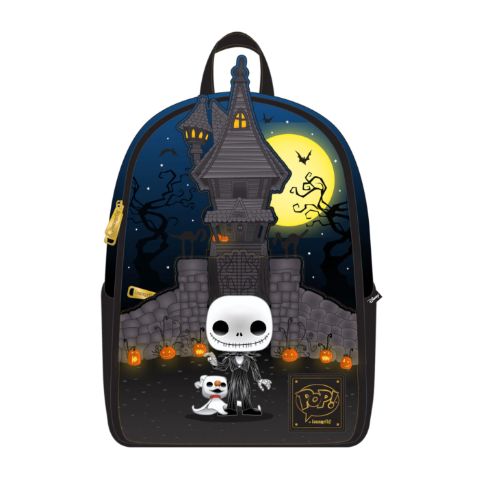 POP NBX Maison Jack Skellington Mini Sac à dos LoungeFly