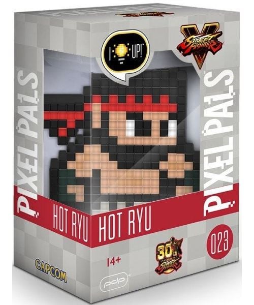 PIXEL PALS Light Up Collectible Figures Street Fighter Hot Ryu