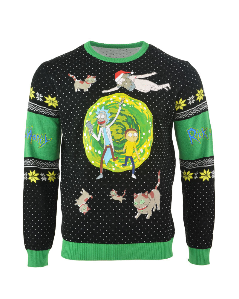 Pull de noel 2025 rick et morty