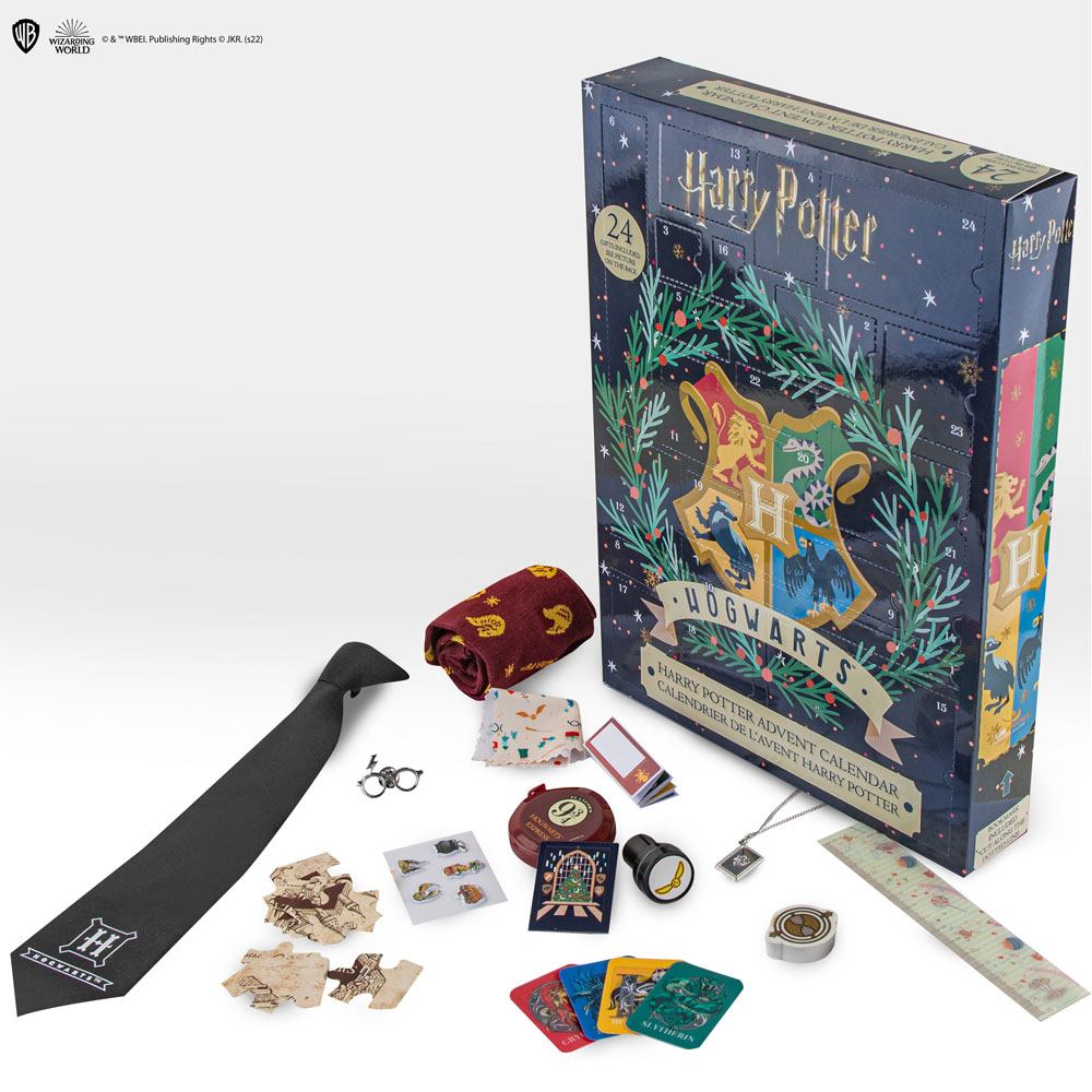 Calendrier de l'avent Harry Potter Poudlard  Cinereplicas Harry Potter  Hogwarts – le Comptoir du Geek
